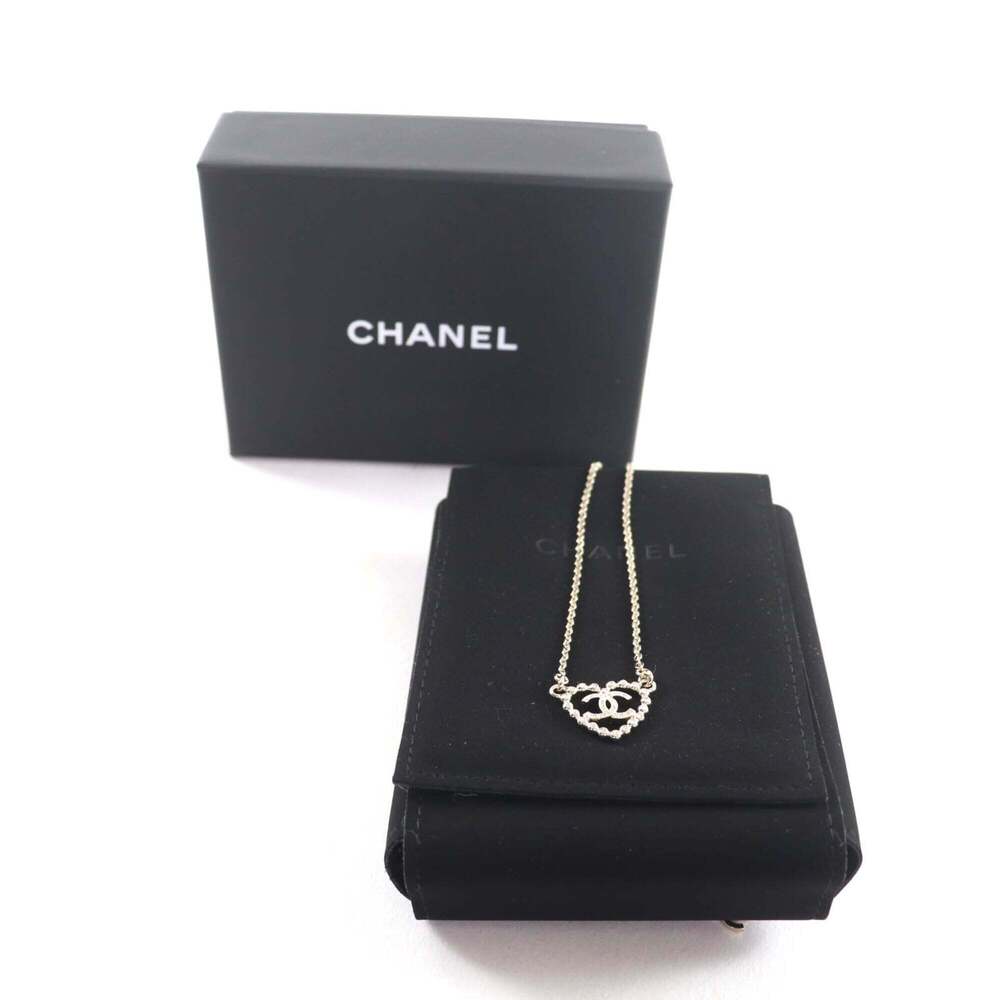 CHANEL Gold Logo Necklace - Picture 2 of 8